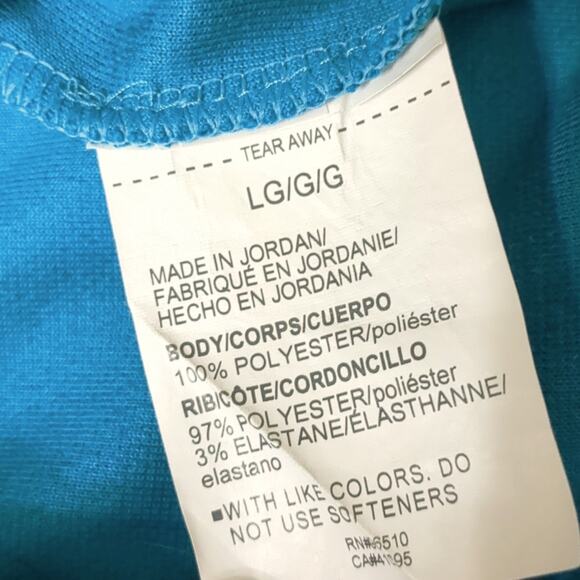 Under Armour Men's Cold Gear 1/4 Zip Loose Pullover Teal Blue Black Size Large - Picture 7 of 7